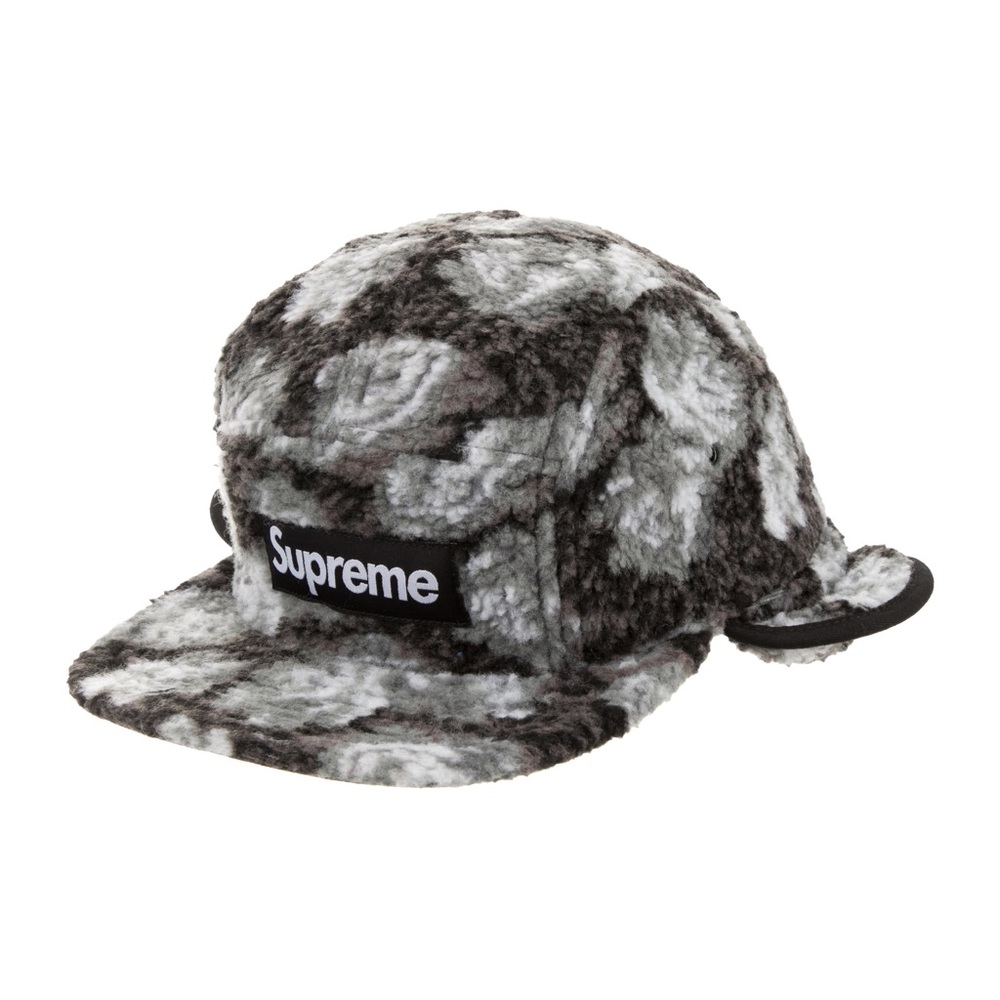 Supreme Roses Sherpa Fleece Ear Flap Cap Hat
